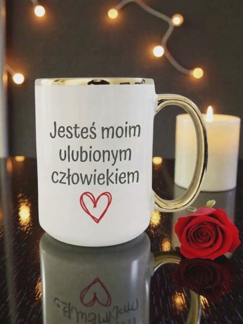 DUŻY KUBEK NA WALENTYNKI DLA NIEJ DLA NIEGO KUBEK DLA ZAKOCHANYCH + PUDEŁKO