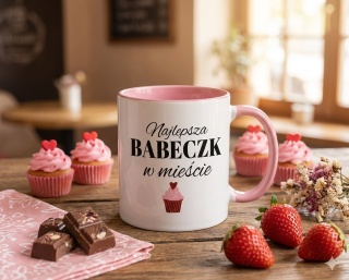 Kubek najlepsza Babeczka w mieście kubek dla Pań