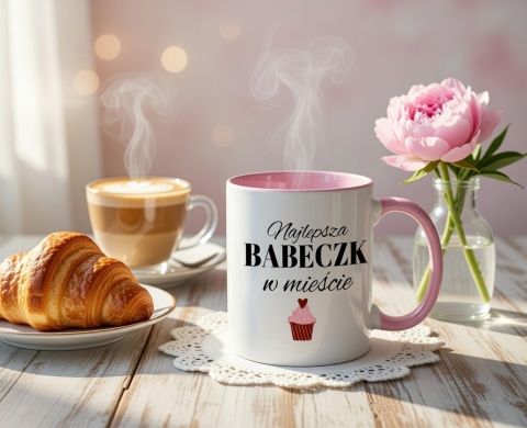 Kubek najlepsza Babeczka w mieście kubek dla Pań